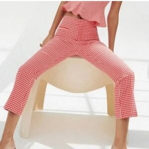 ZARA Red Gingham Women's Pants